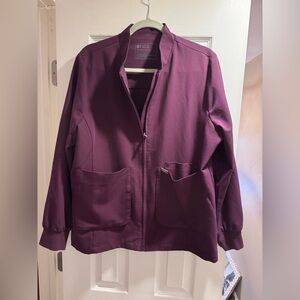 Figs Women's Deep Purple Utility Jacket